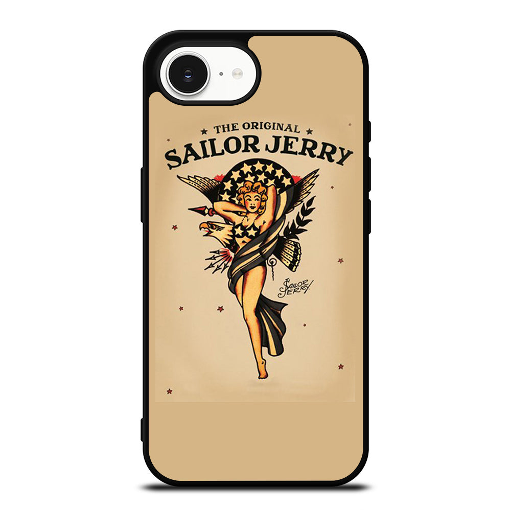 SAILOR JERRY SEXY GIRL ART iPhone 16e Case Cover