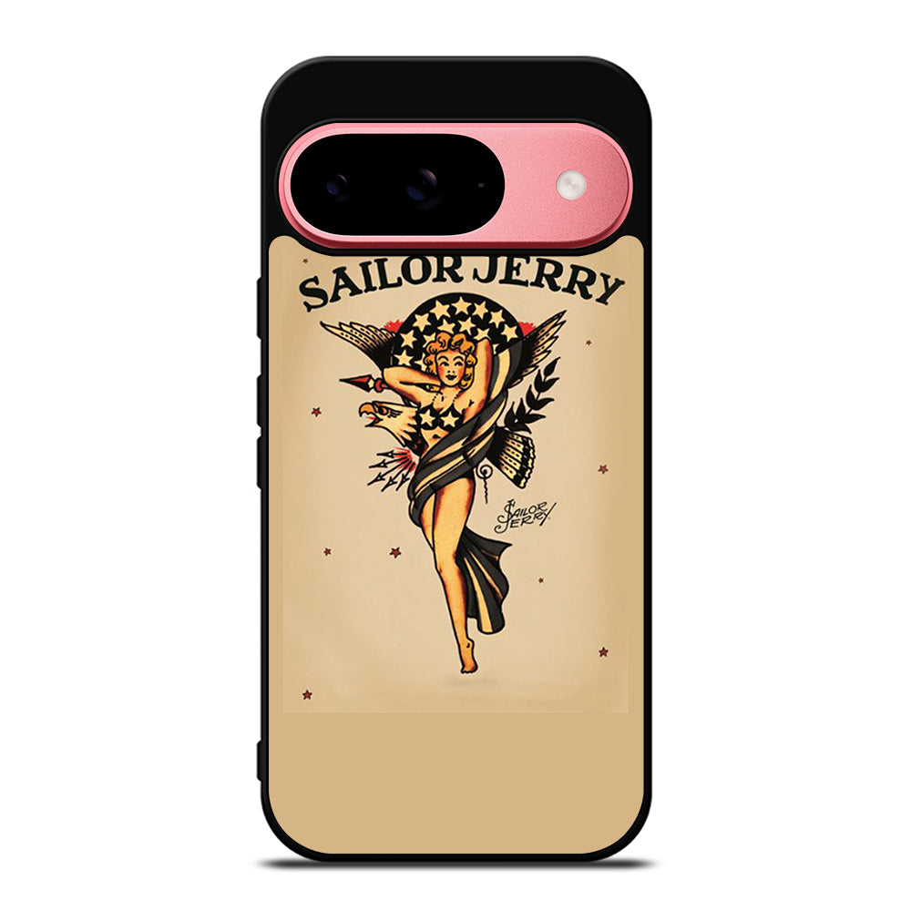 SAILOR JERRY SEXY GIRL ART Google Pixel 9 Case Cover