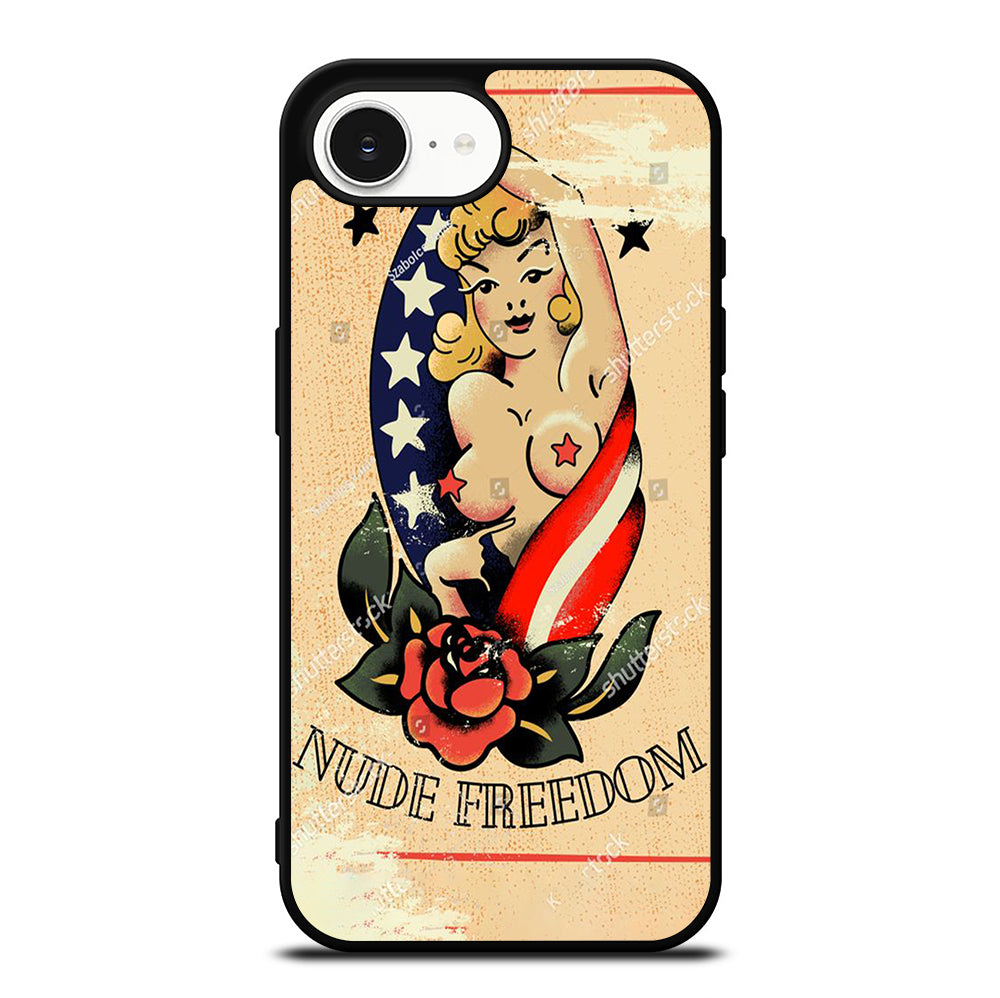 SAILOR JERRY SEXY GIRL TATTOO iPhone 16e Case Cover