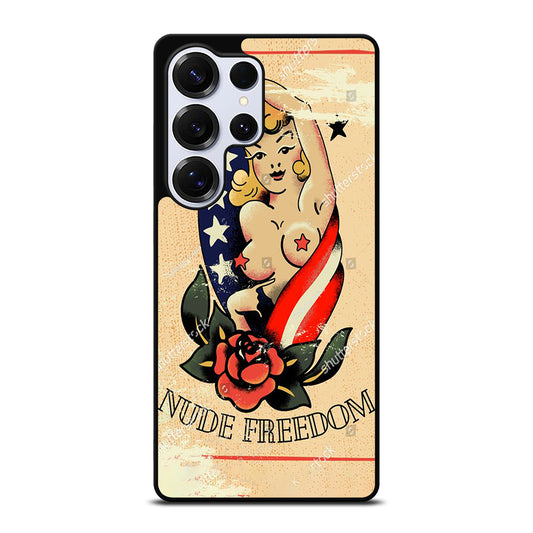 SAILOR JERRY SEXY GIRL TATTOO Samsung Galaxy S25 Ultra Case Cover