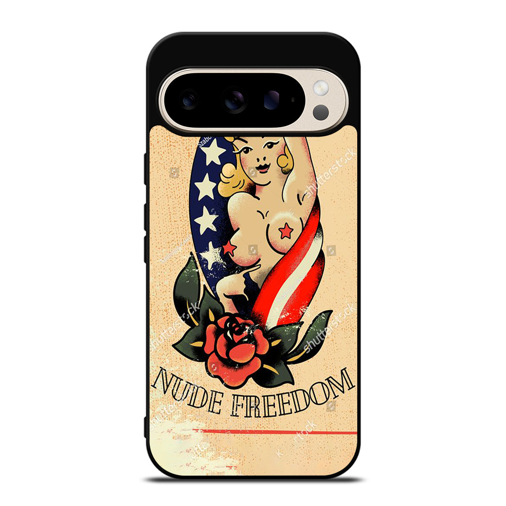 SAILOR JERRY SEXY GIRL TATTOO Google Pixel 9 Pro Case Cover