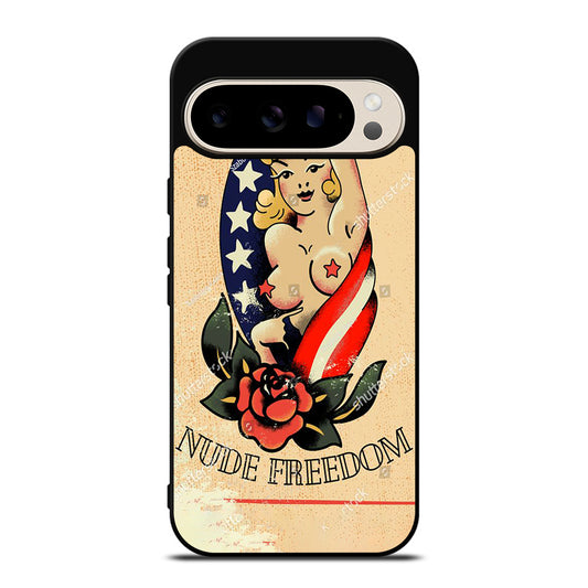 SAILOR JERRY SEXY GIRL TATTOO Google Pixel 9 Pro Case Cover