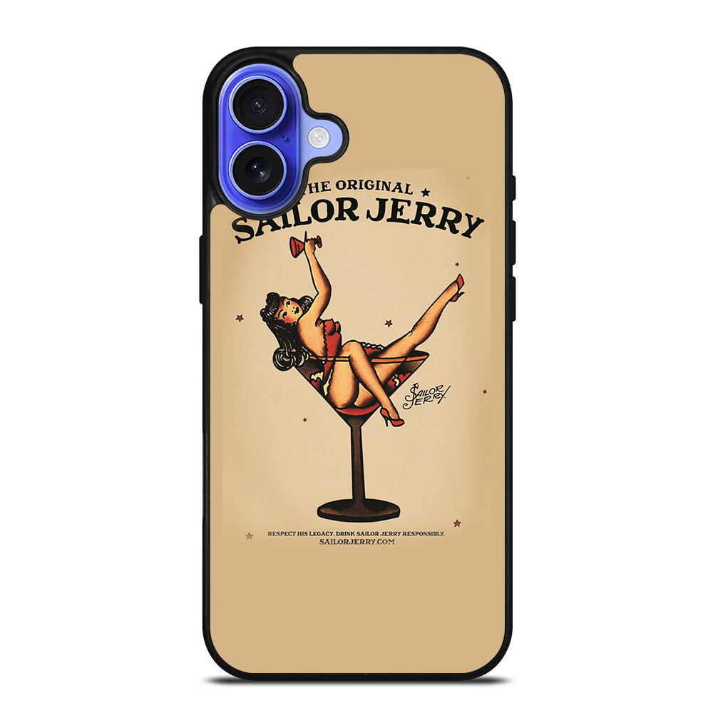 SAILOR JERRY SEXY GIRL TATTOO ART iPhone 16 Case Cover