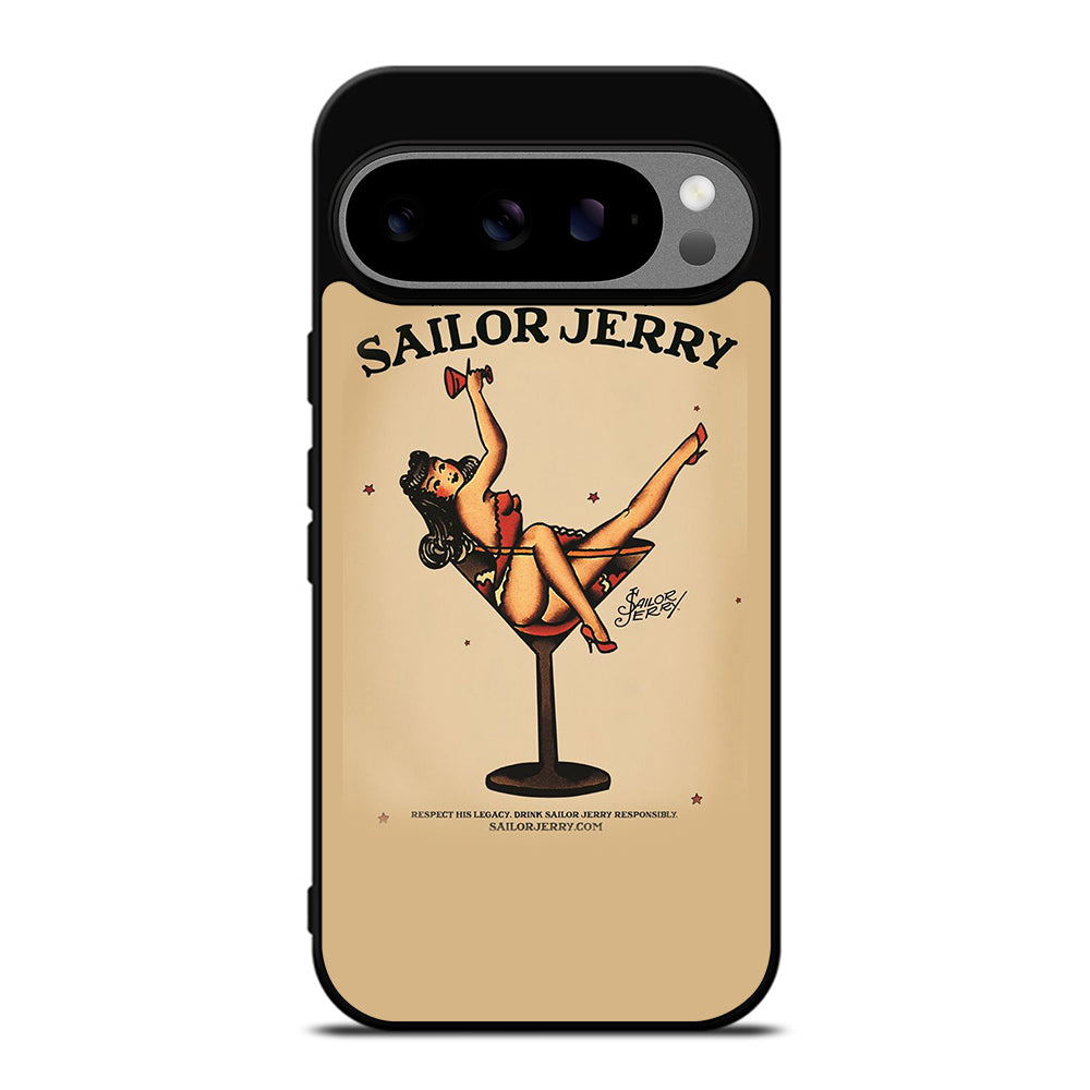SAILOR JERRY SEXY GIRL TATTOO ART Google Pixel 9 Pro XL Case Cover