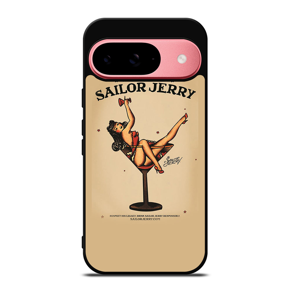 SAILOR JERRY SEXY GIRL TATTOO ART Google Pixel 9 Case Cover