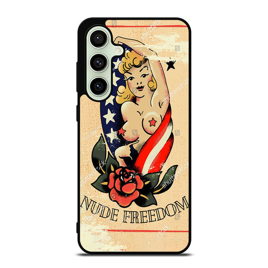 SAILOR JERRY SEXY GIRL TATTOO Samsung Galaxy S24 FE Case Cover