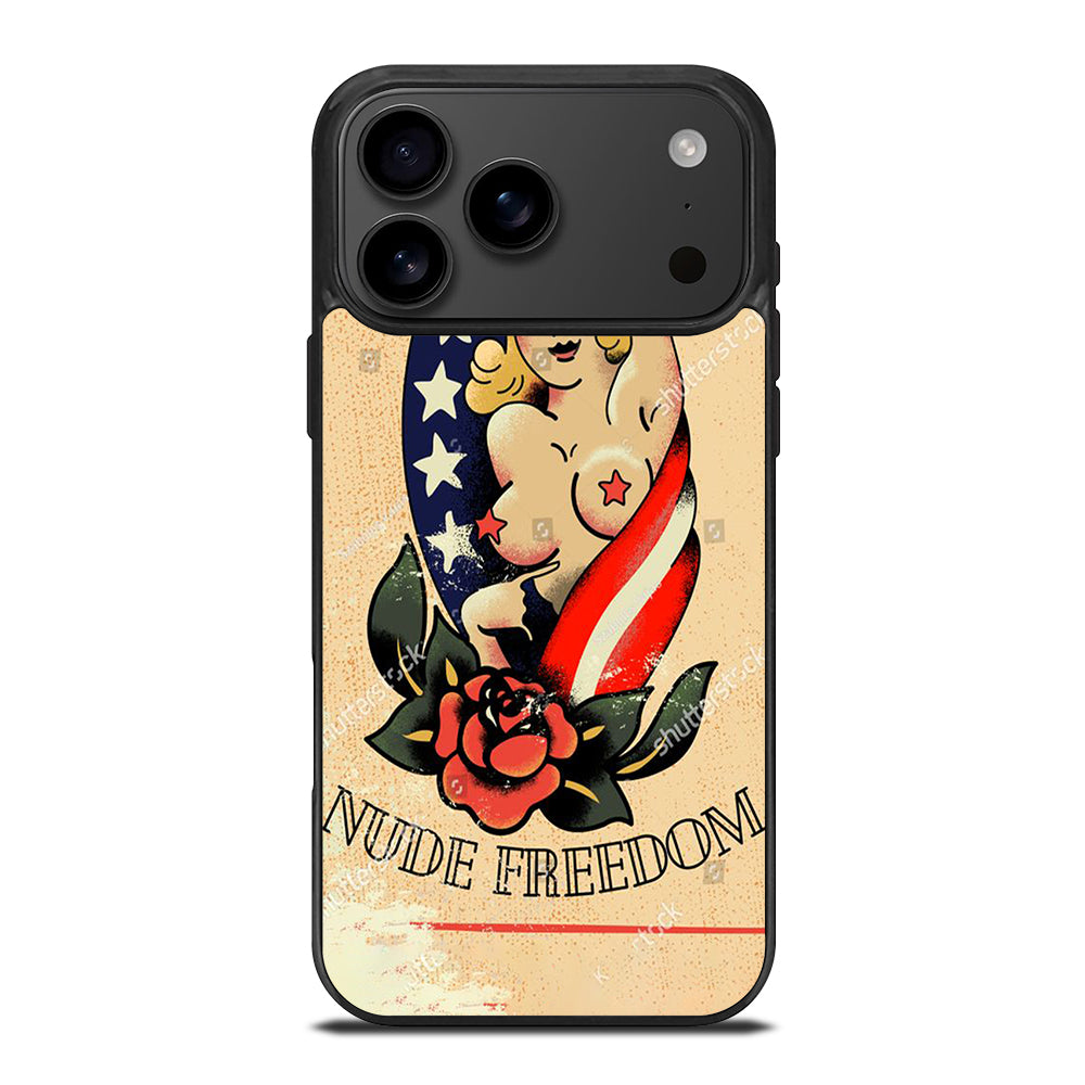 SAILOR JERRY SEXY GIRL TATTOO iPhone 17 Pro Max Case Cover