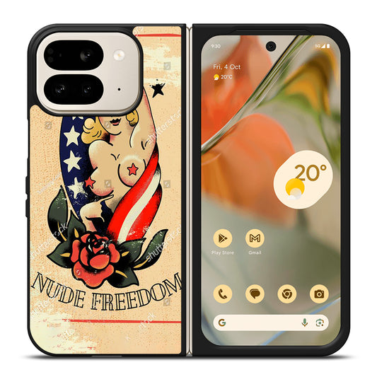 SAILOR JERRY SEXY GIRL TATTOO Google Pixel 9 Pro Fold Case Cover