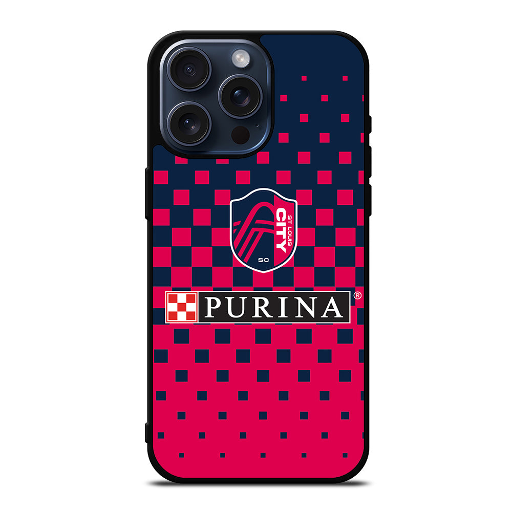 SAINT LOUIS CITY LOGO FOOTBALL iPhone 15 Pro Max Case Cover
