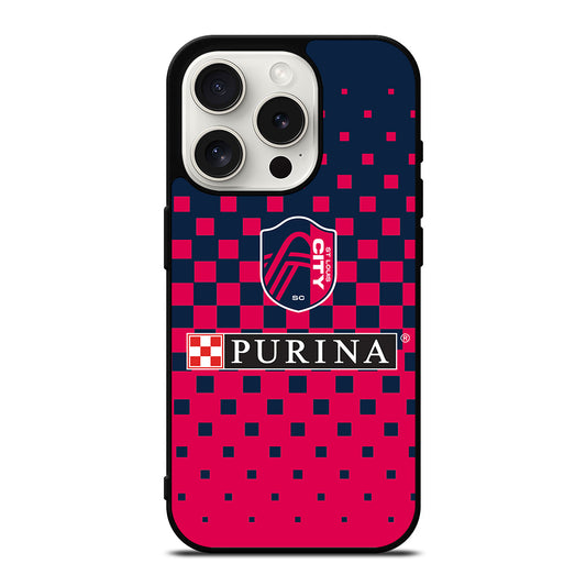 SAINT LOUIS CITY LOGO FOOTBALL iPhone 15 Pro Case Cover