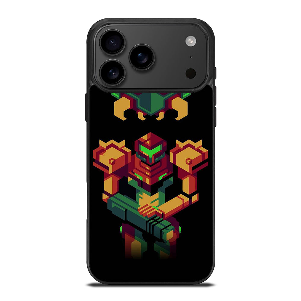 SAMUS ARAN METROID CAETOON 3 iPhone 17 Pro Max Case Cover