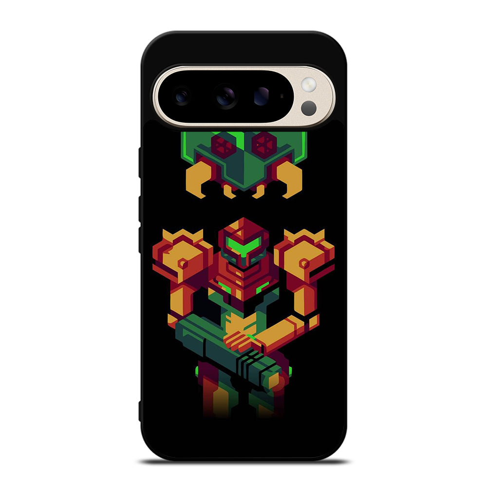 SAMUS ARAN METROID CAETOON 3 Google Pixel 9 Pro Case Cover