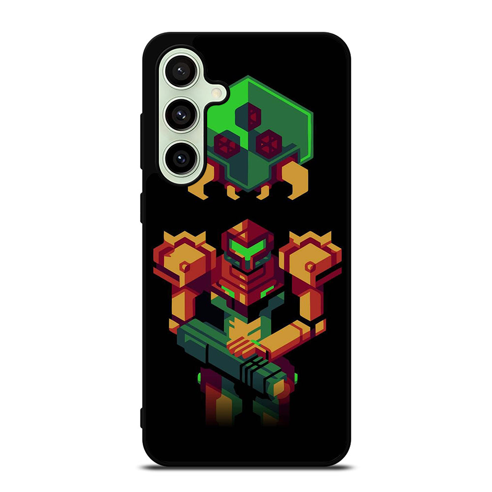 SAMUS ARAN METROID CAETOON 3 Samsung Galaxy S24 FE Case Cover