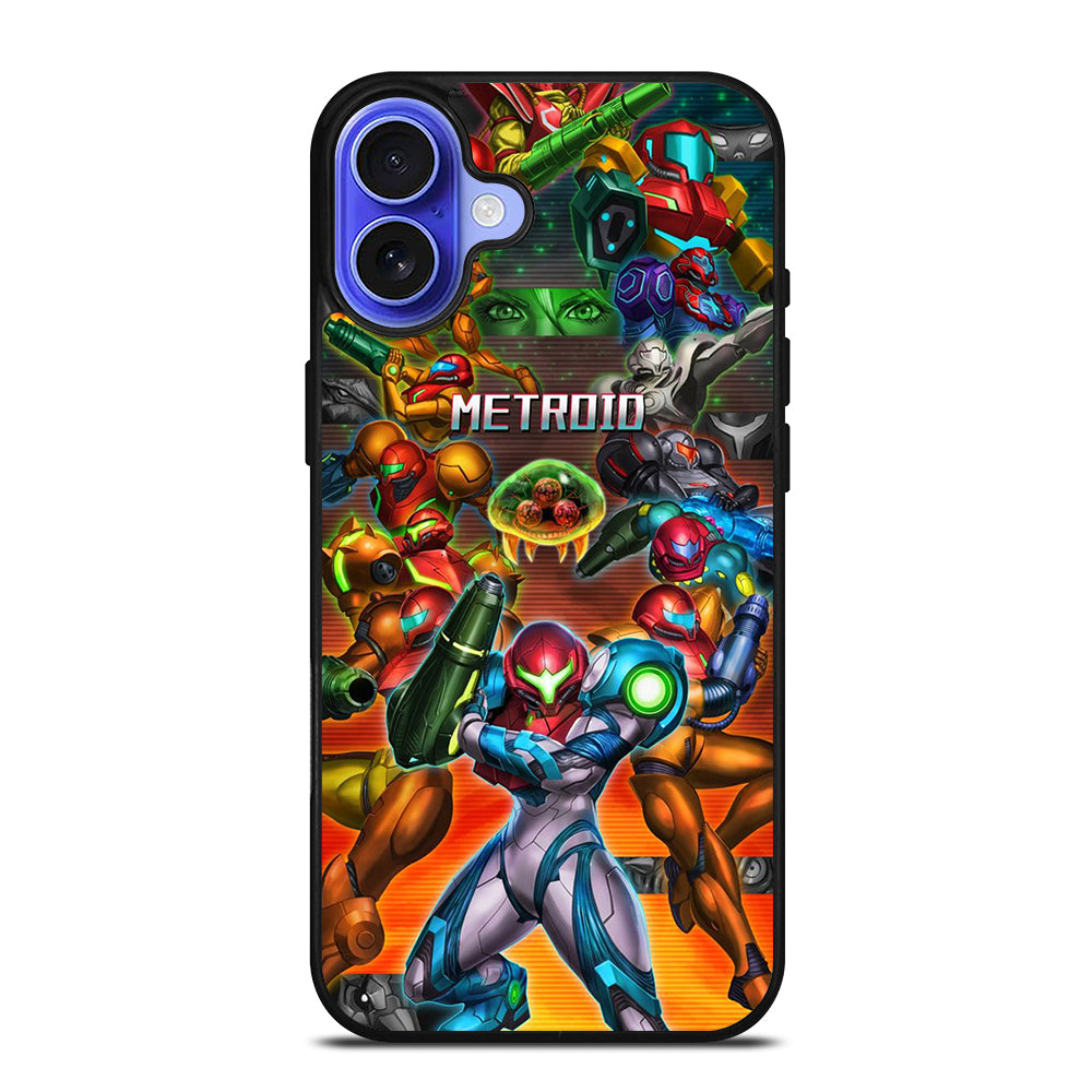 SAMUS ARAN METROID CARTOON 2 iPhone 16 Case Cover