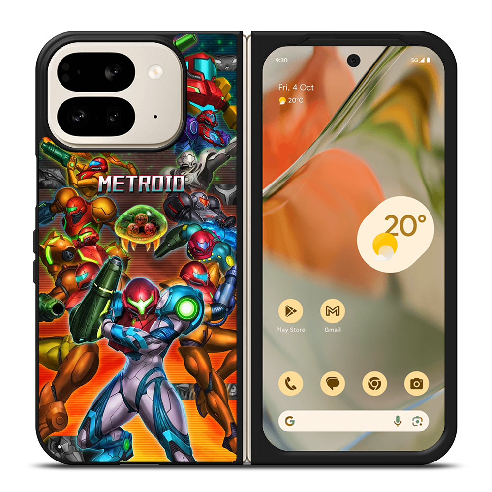 SAMUS ARAN METROID CARTOON 2 Google Pixel 9 Pro Fold Case Cover