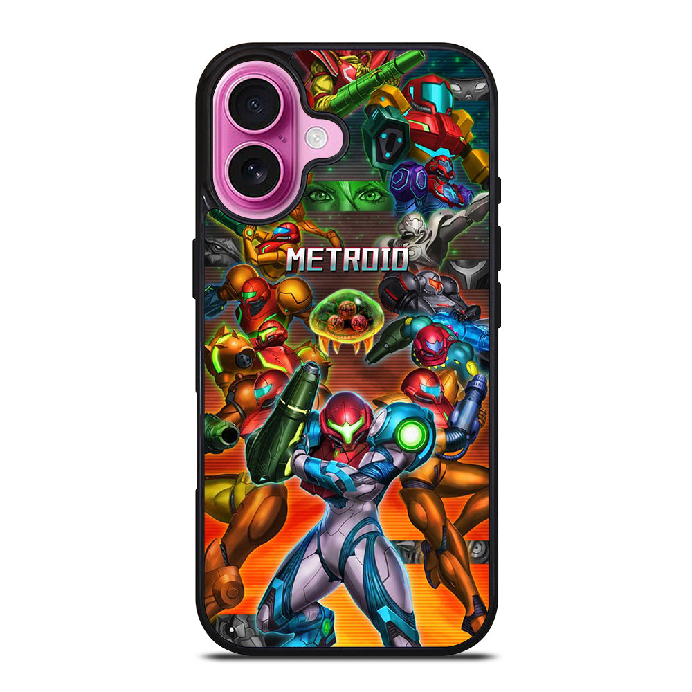 SAMUS ARAN METROID CARTOON 2 iPhone 16 Plus Case Cover