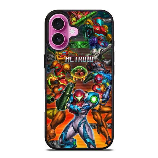 SAMUS ARAN METROID CARTOON 2 iPhone 16 Plus Case Cover