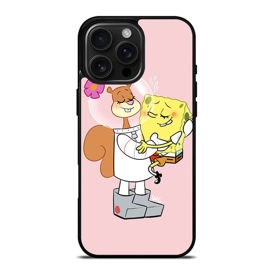 SANDY SQUIRREL AND SPONGEBOB iPhone 16 Pro Max Case Cover