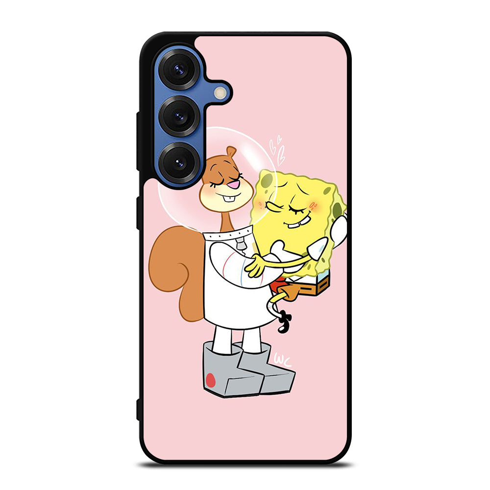 SANDY SQUIRREL AND SPONGEBOB Samsung Galaxy S25 Case Cover