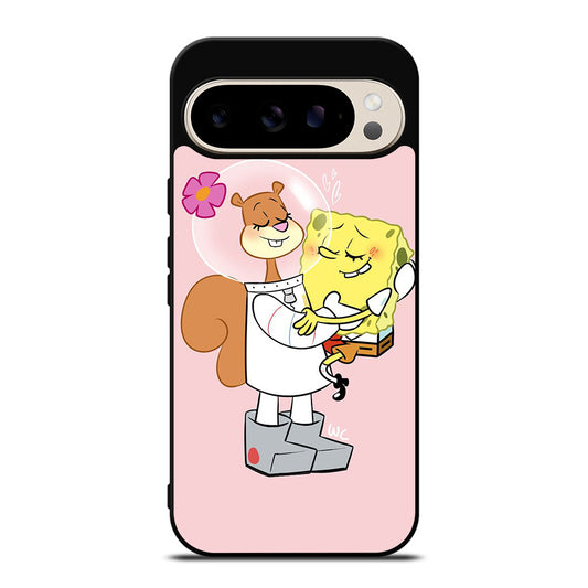 SANDY SQUIRREL AND SPONGEBOB Google Pixel 9 Pro Case Cover