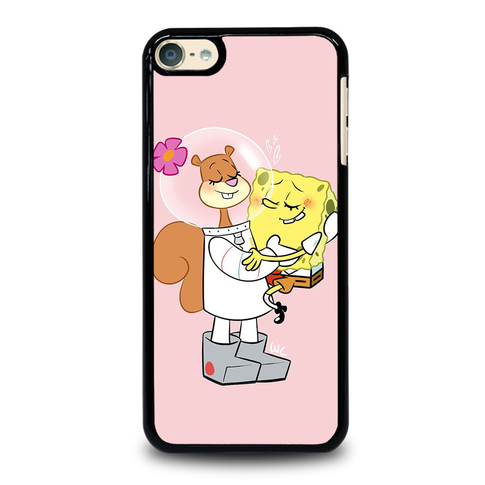 SANDY SQUIRREL AND SPONGEBOB iPod Touch 6 Case Cover