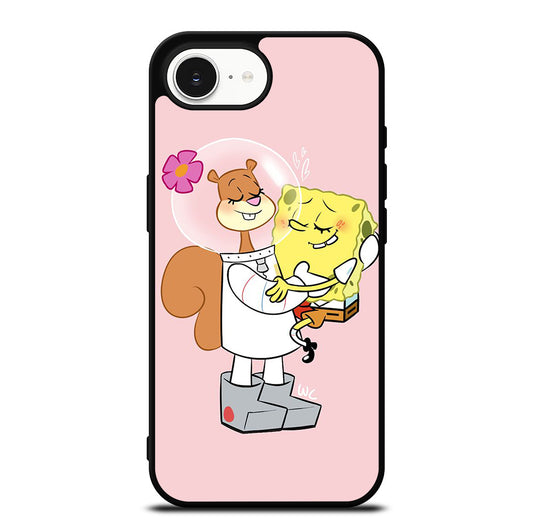 SANDY SQUIRREL AND SPONGEBOB iPhone 16e Case Cover