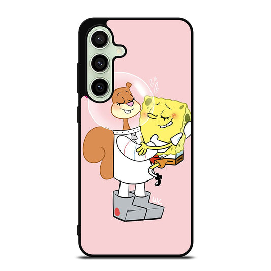 SANDY SQUIRREL AND SPONGEBOB Samsung Galaxy S24 FE Case Cover