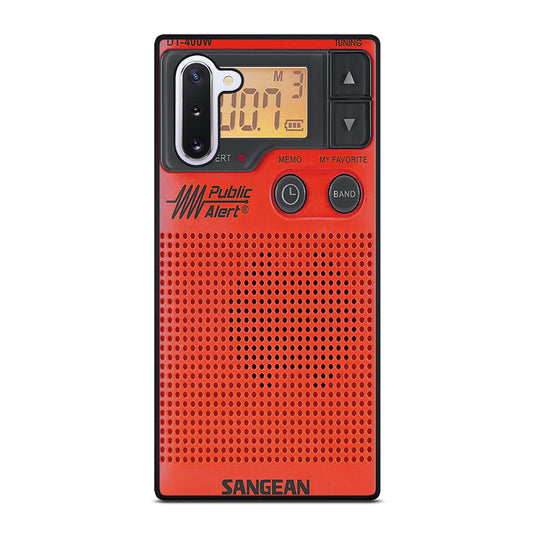 SANGEAN RED RADIO 3 Samsung Galaxy Note 10 Case Cover