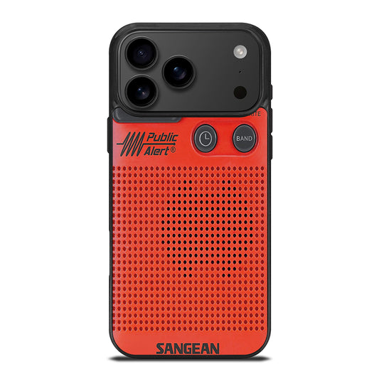 SANGEAN RED RADIO 3 iPhone 17 Pro Max Case Cover