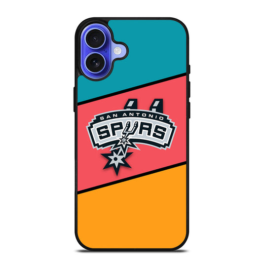 SAN ANTONIO SPURS LOGO iPhone 16 Case Cover