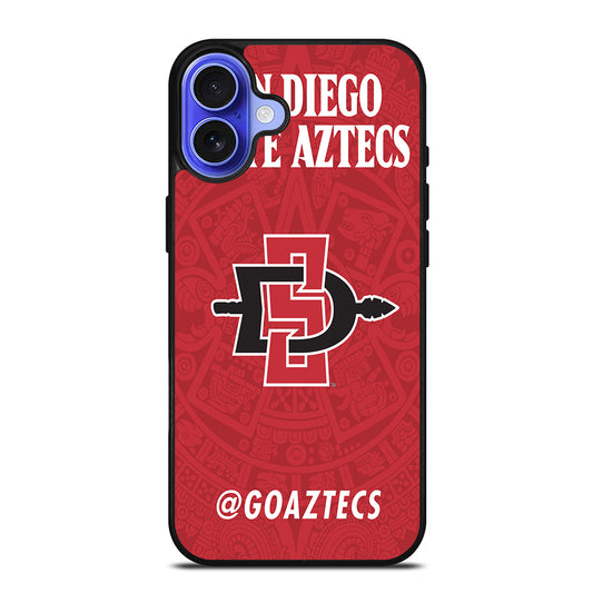 SAN DIEGO STATE AZTECS LOGO 1 iPhone 16 Case Cover