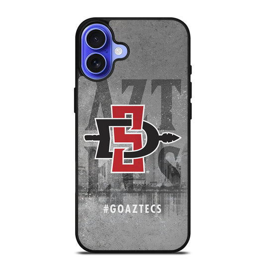 SAN DIEGO STATE AZTECS LOGO 2 iPhone 16 Case Cover