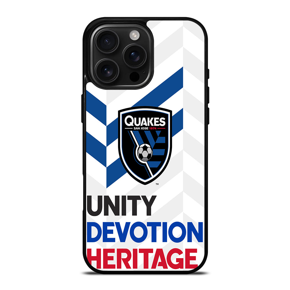 SAN JOSE EARTHQUAKES LOGO iPhone 16 Pro Max Case Cover