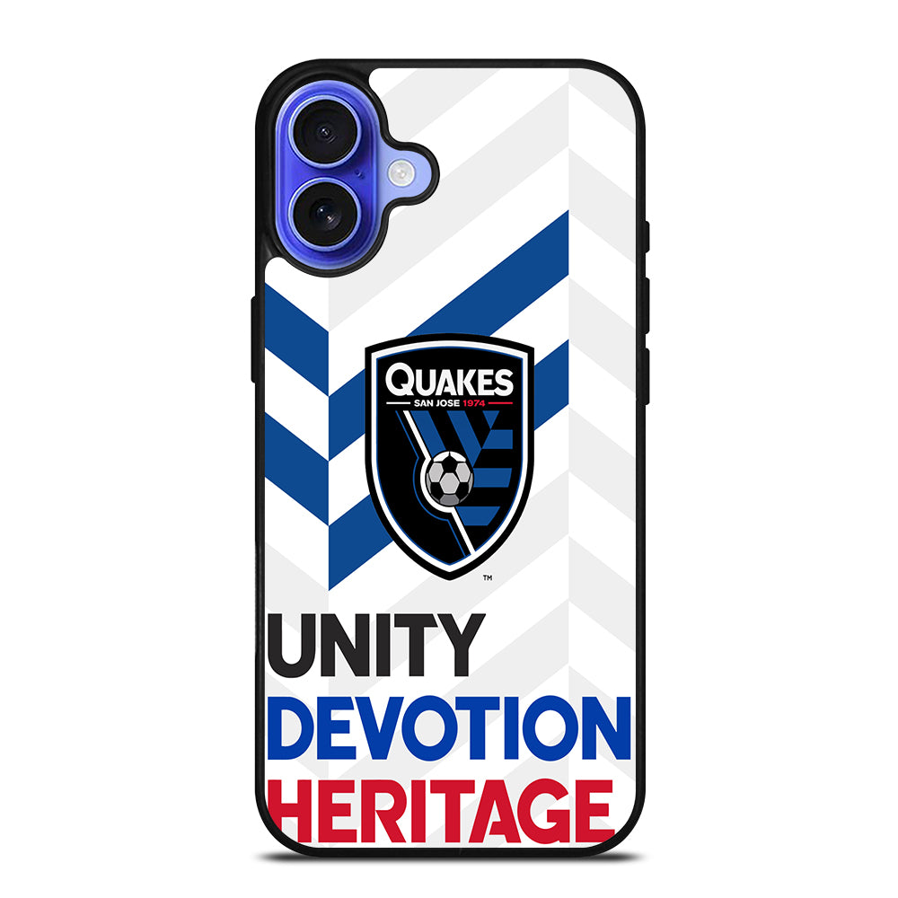 SAN JOSE EARTHQUAKES LOGO iPhone 16 Case Cover