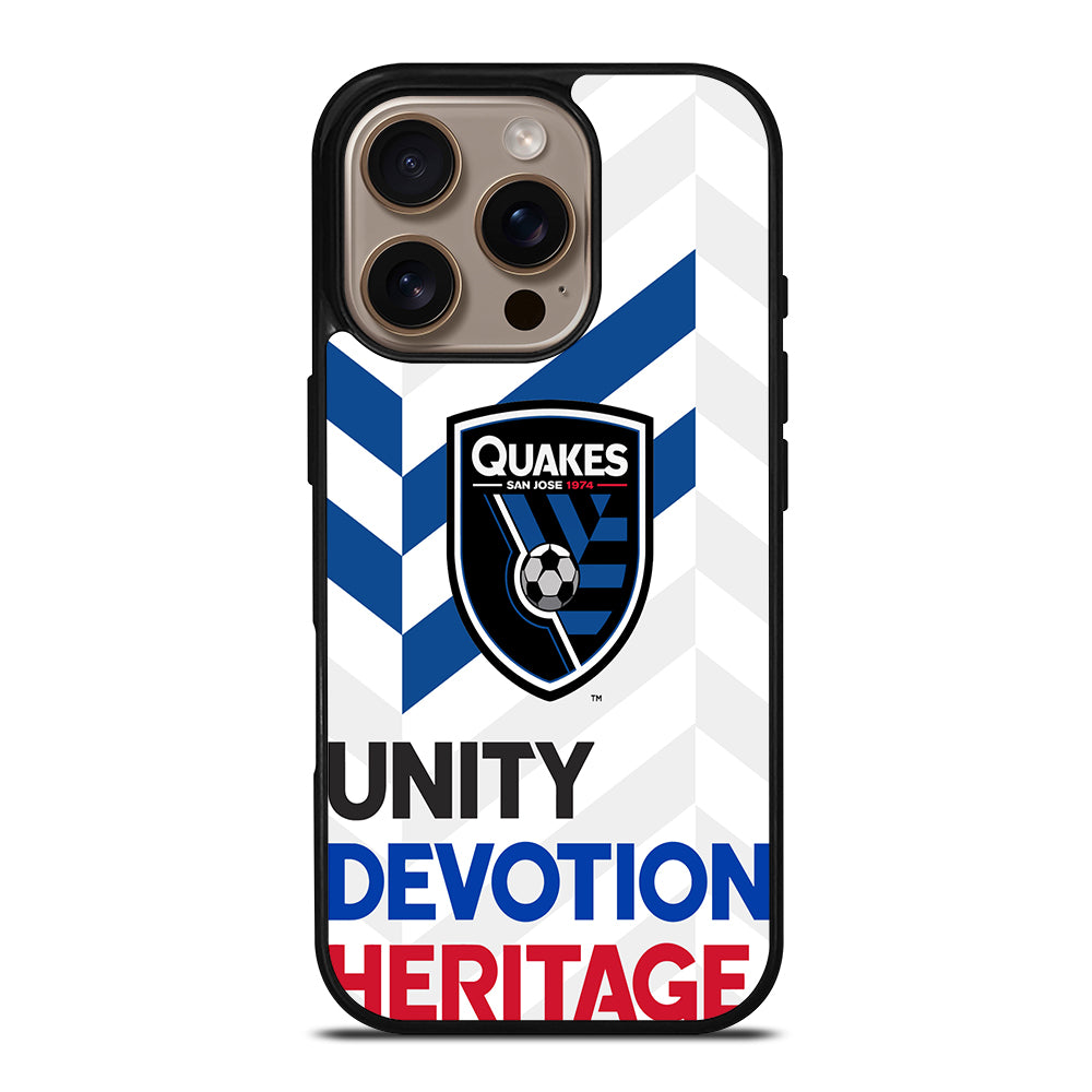 SAN JOSE EARTHQUAKES LOGO iPhone 16 Pro Case Cover