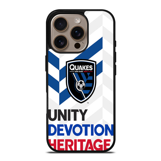 SAN JOSE EARTHQUAKES LOGO iPhone 16 Pro Case Cover