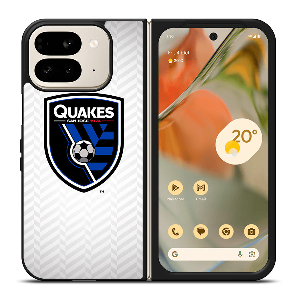 SAN JOSE EARTHQUAKES SYMBOL Google Pixel 9 Pro Fold Case Cover