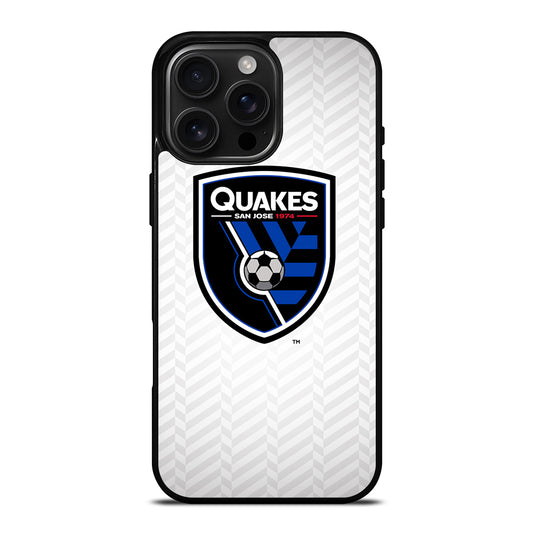 SAN JOSE EARTHQUAKES SYMBOL iPhone 16 Pro Max Case Cover