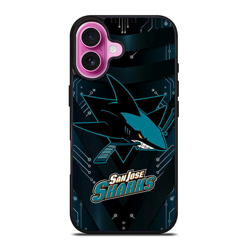 SAN JOSE SHARKS LOGO iPhone 16 Plus Case Cover