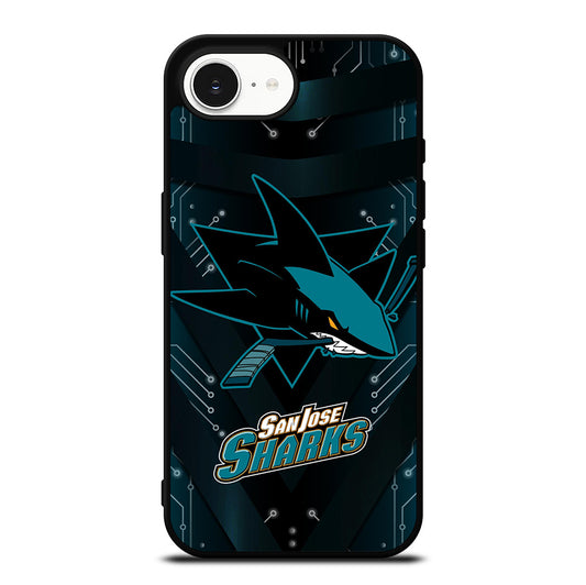 SAN JOSE SHARKS LOGO iPhone 16e Case Cover