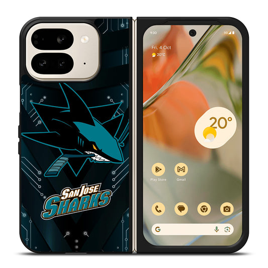 SAN JOSE SHARKS LOGO Google Pixel 9 Pro Fold Case Cover