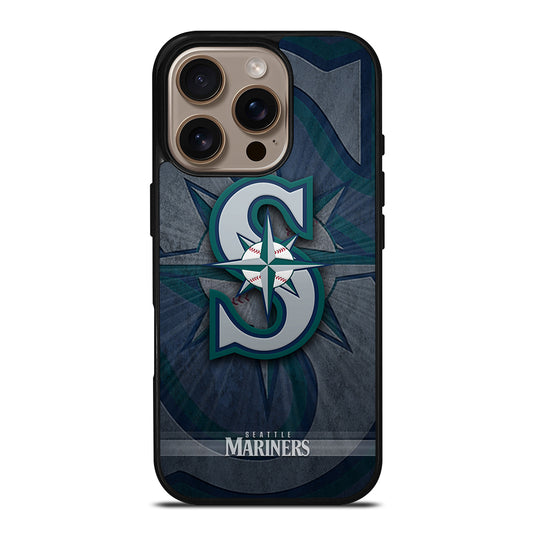SEATTLE MARINERS MLB LOGO 1 iPhone 16 Pro Case Cover
