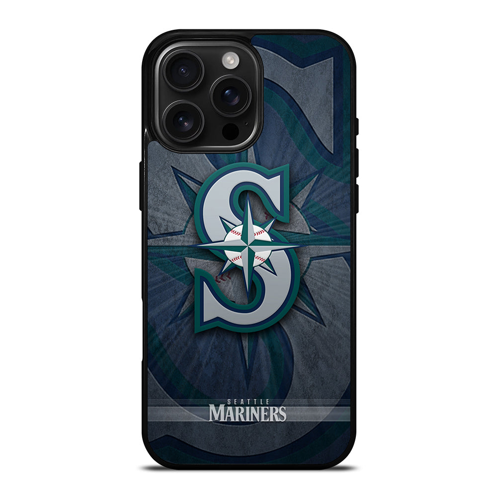 SEATTLE MARINERS MLB LOGO 1 iPhone 16 Pro Max Case Cover