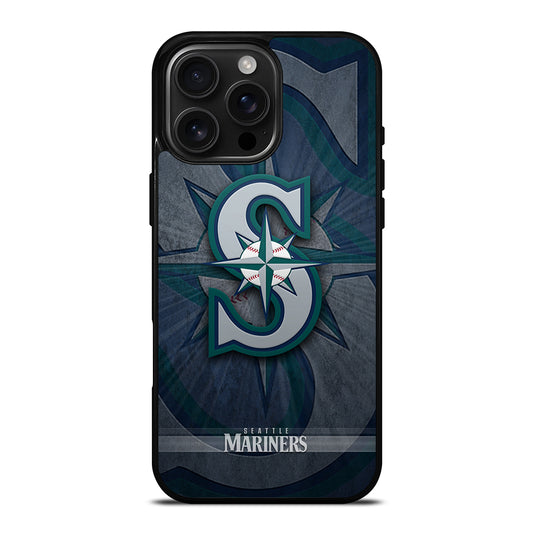 SEATTLE MARINERS MLB LOGO 1 iPhone 16 Pro Max Case Cover