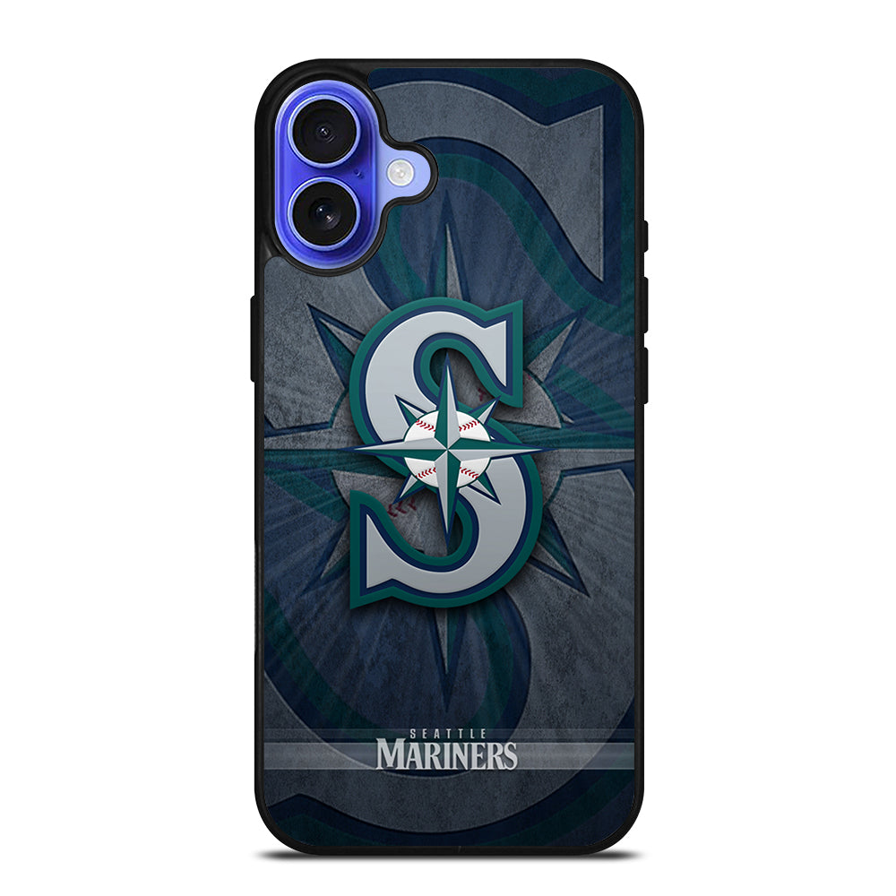 SEATTLE MARINERS MLB LOGO 1 iPhone 16 Case Cover