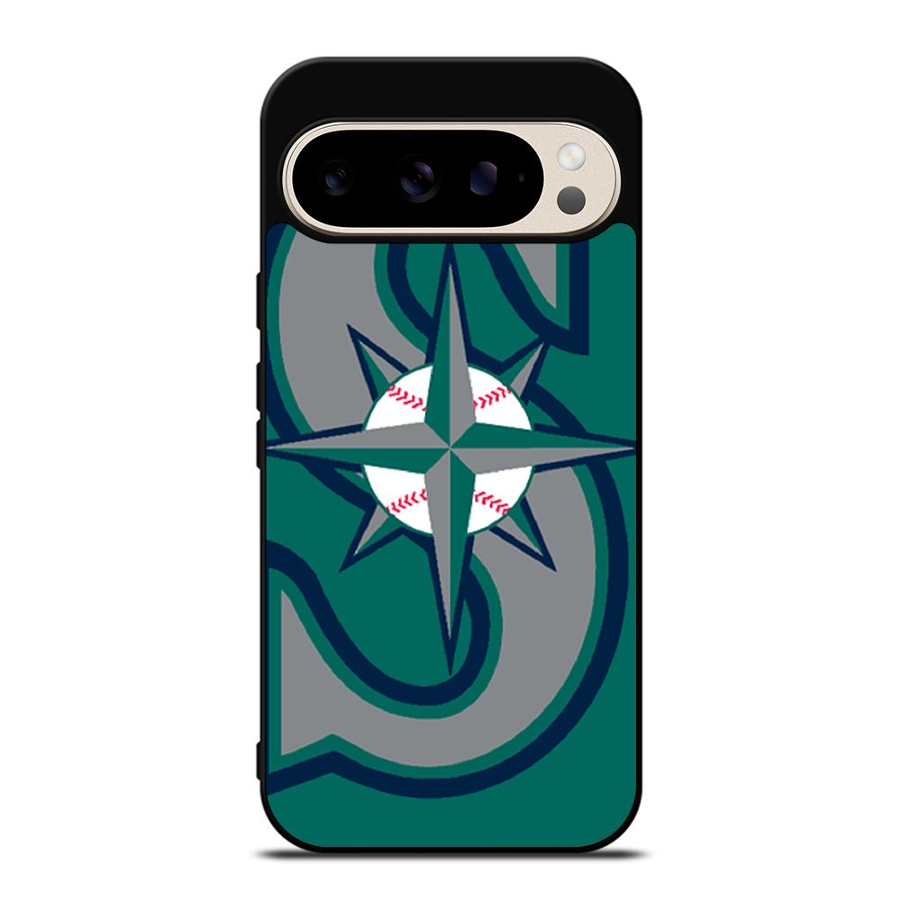 SEATTLE MARINERS MLB LOGO 3 Google Pixel 9 Pro Case Cover