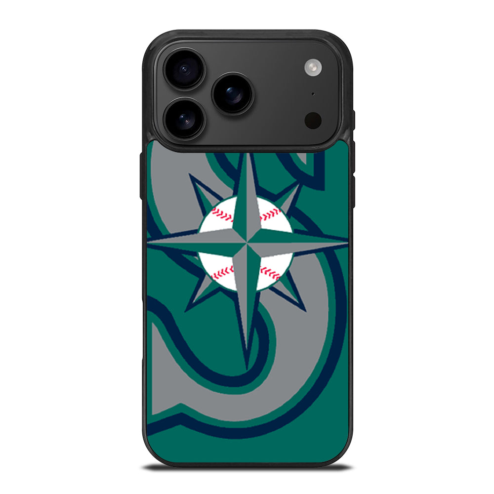 SEATTLE MARINERS MLB LOGO 3 iPhone 17 Pro Max Case Cover