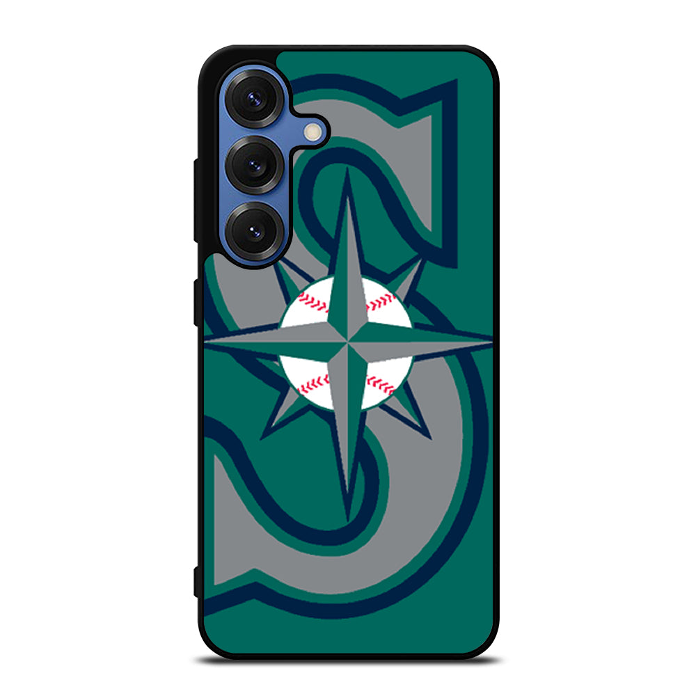 SEATTLE MARINERS MLB LOGO 3 Samsung Galaxy S26 Case Cover