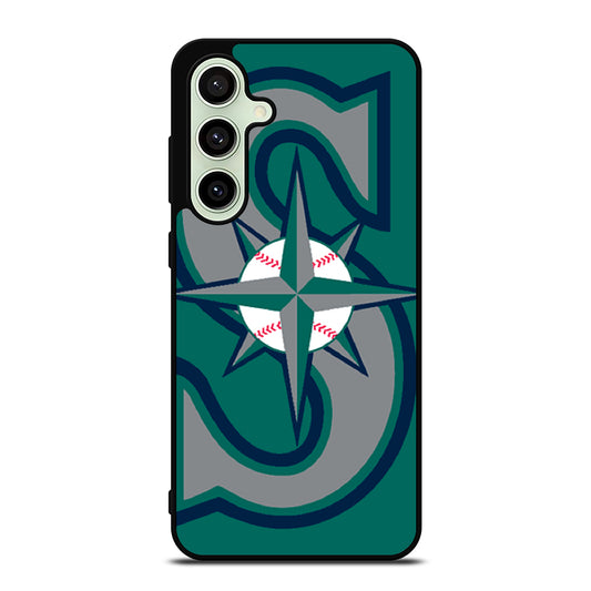 SEATTLE MARINERS MLB LOGO 3 Samsung Galaxy S24 FE Case Cover