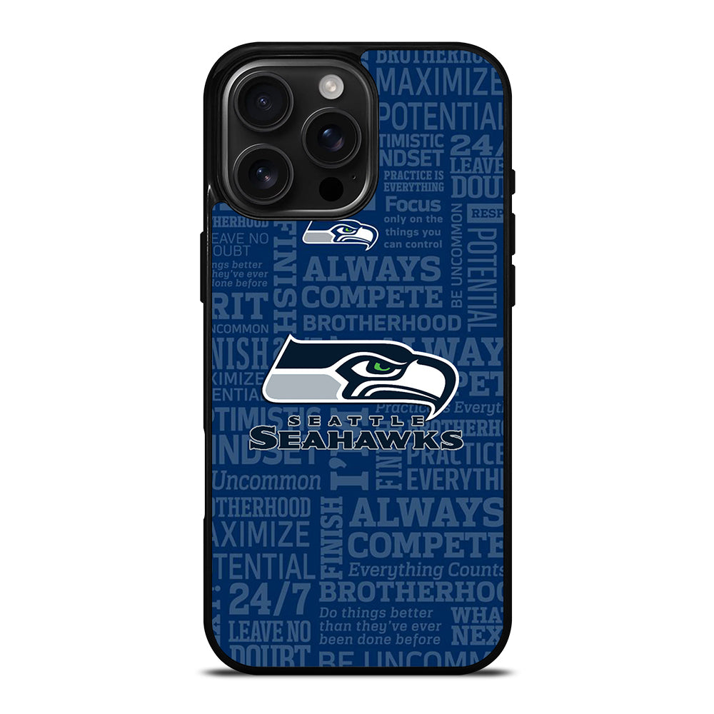 SEATTLE SEAHAWKS ICON iPhone 16 Pro Max Case Cover